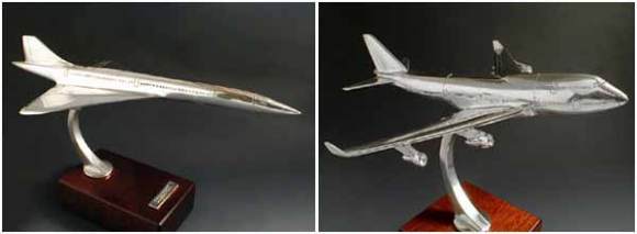Concorde 1/250 et Boeing 747